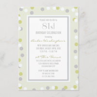 81st Green and Grey Polka Dots and Chevrons