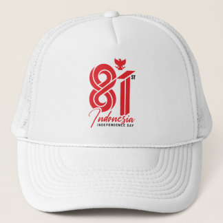 81st Indonesia Independence Day Trucker Hat