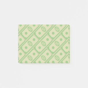 8262Dollars Pattern Post-it Notes