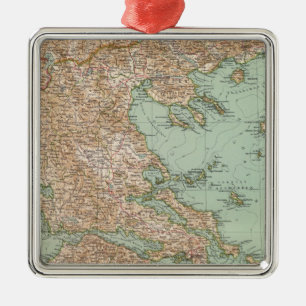 8283 Greece Metal Tree Decoration