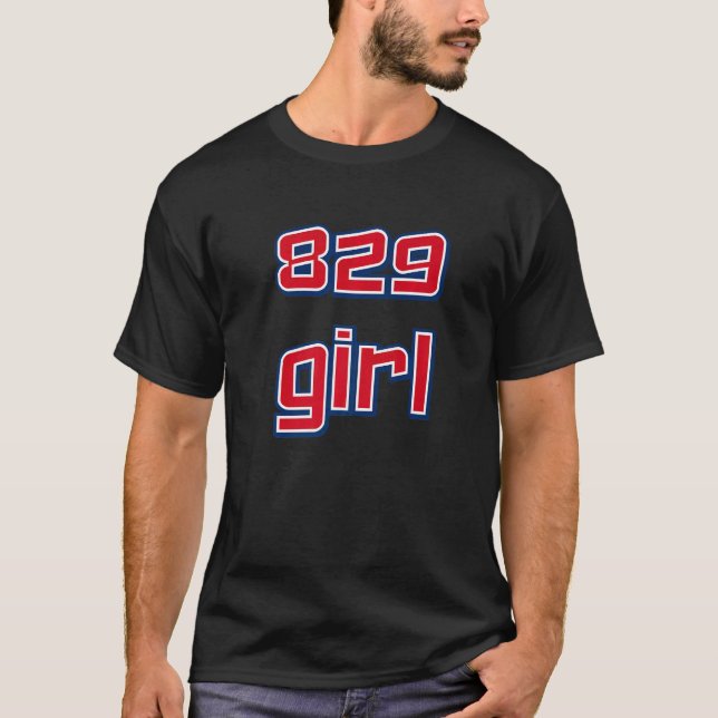 829 Girl Dominican Republic T-Shirt (Front)