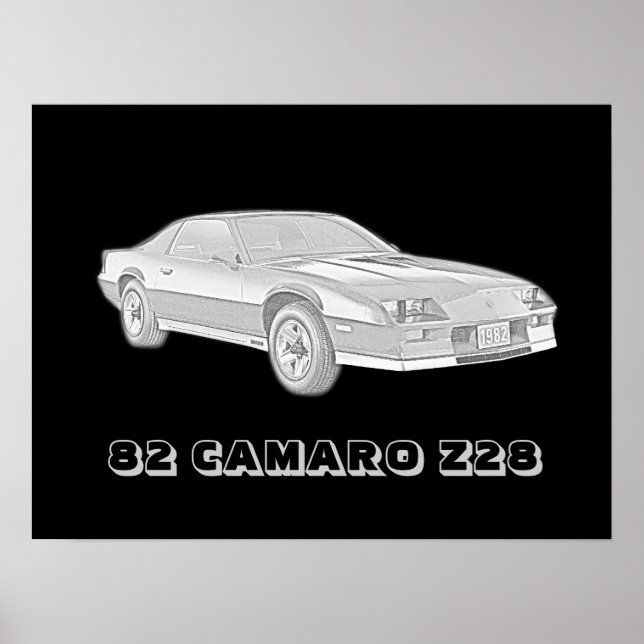 82 Camaro Z28 Poster (Front)