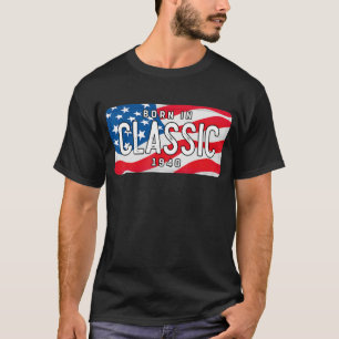 82 Year Old Born in 1940 Classic Car 82nd Birthday T-Shirt