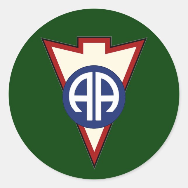 82d Airborne Division Recondo pocket patch 2 Classic Round Sticker (Front)