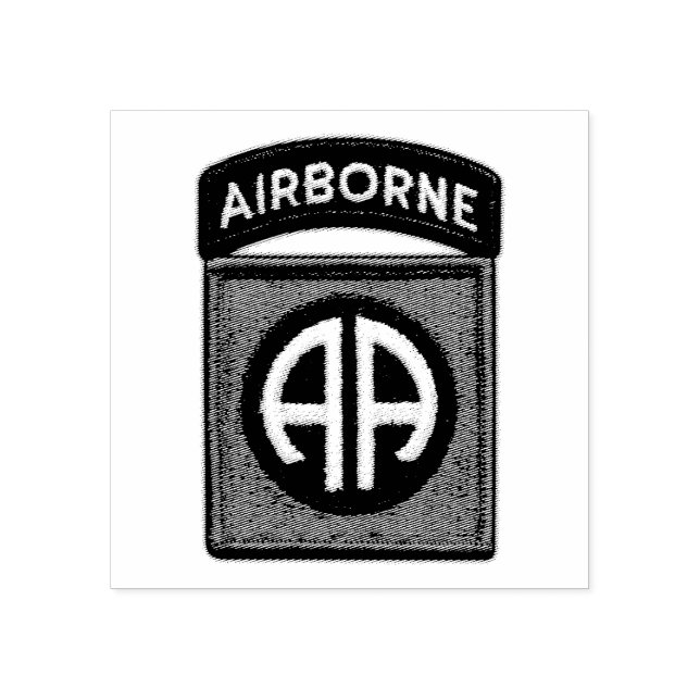 82nd ABN Airborne Div Vets LRRP Rubber Stamp (Imprint)