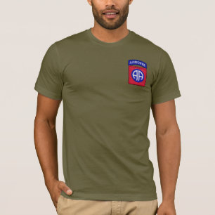 82nd ABN Airborne Division Fort Bragg Vets Patch T-Shirt