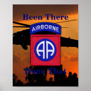 82nd ABN DIV Airborne Division Veterans Vets Poster