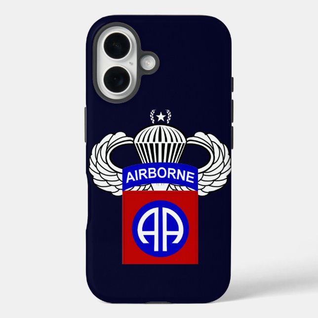 82nd Airborne - All American - Jump Wings Case-Mate iPhone Case (Back)
