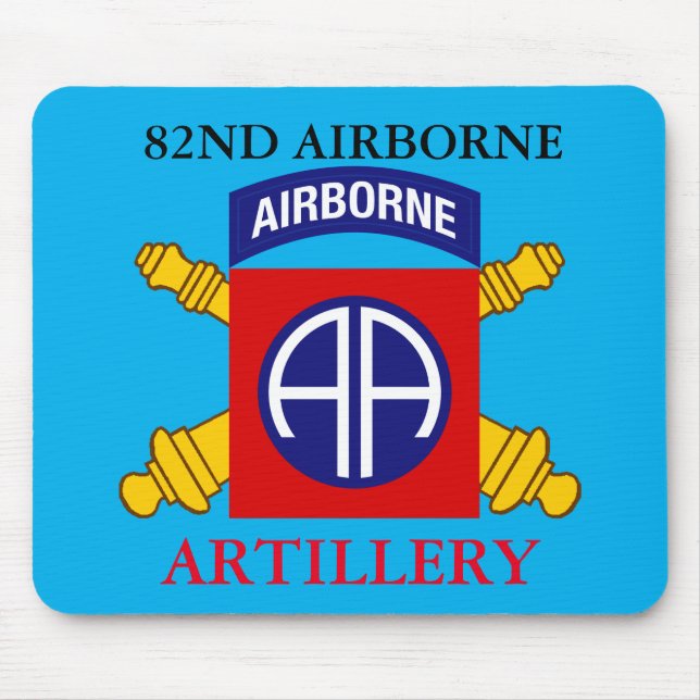 82ND AIRBORNE ARTILLERY MOUSE PAD (Front)