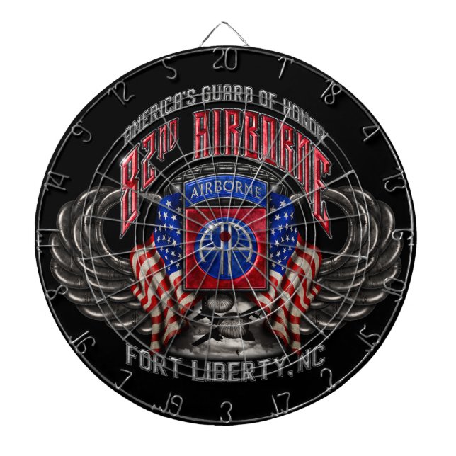 82nd Airborne Dartboard (Front)