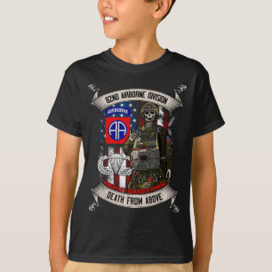 82nd Airborne Di Paratrooper Fort Bragg Jump Wings T-Shirt