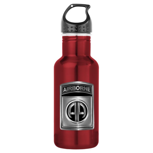 82nd Airborne Division   532 Ml Water Bottle (Front)
