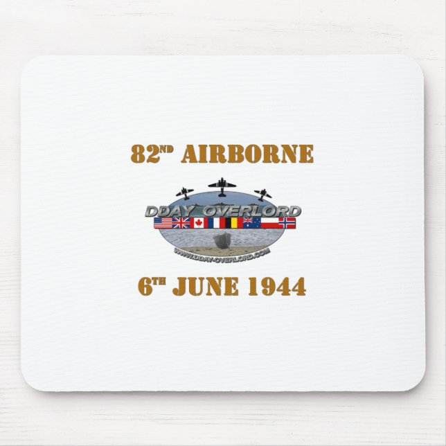 82nd Airborne Division 6th June 1944 Mouse Pad (Front)