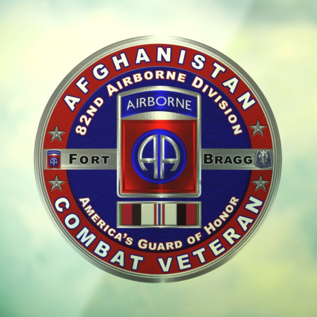 82nd Airborne Division Afghanistan Veteran (Sheet 3)