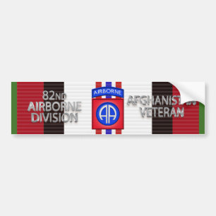 82nd Airborne Division Afghanistan Veteran Bumper Sticker