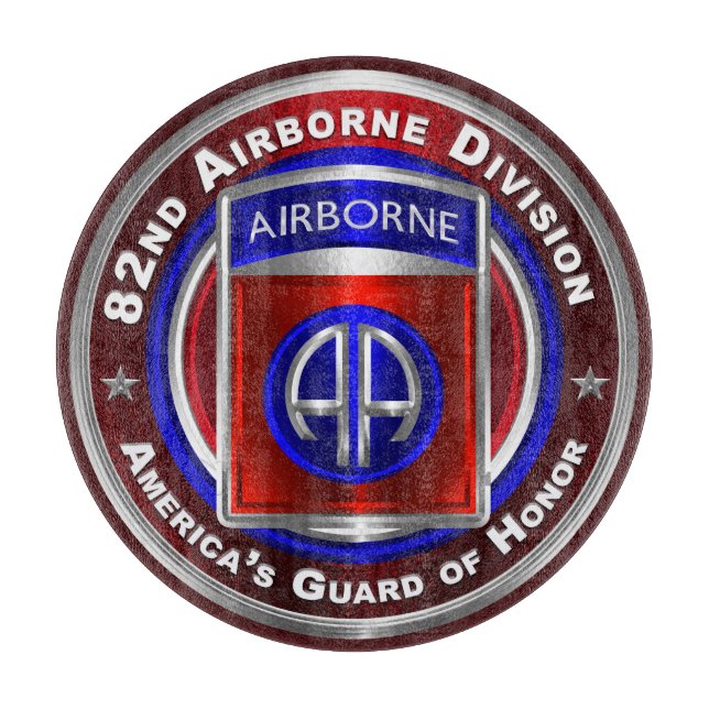 82nd Airborne Division Airborne  Cutting Board (Front)