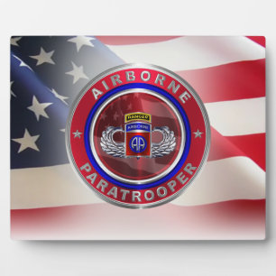 82nd Airborne Division Airborne Ranger Plaque