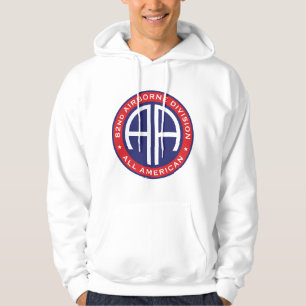 82nd Airborne Division All American Casual Patch Hoodie