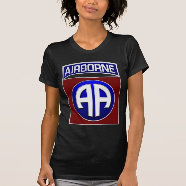 82nd Airborne Division All American Combat Patch T-Shirt (Front)