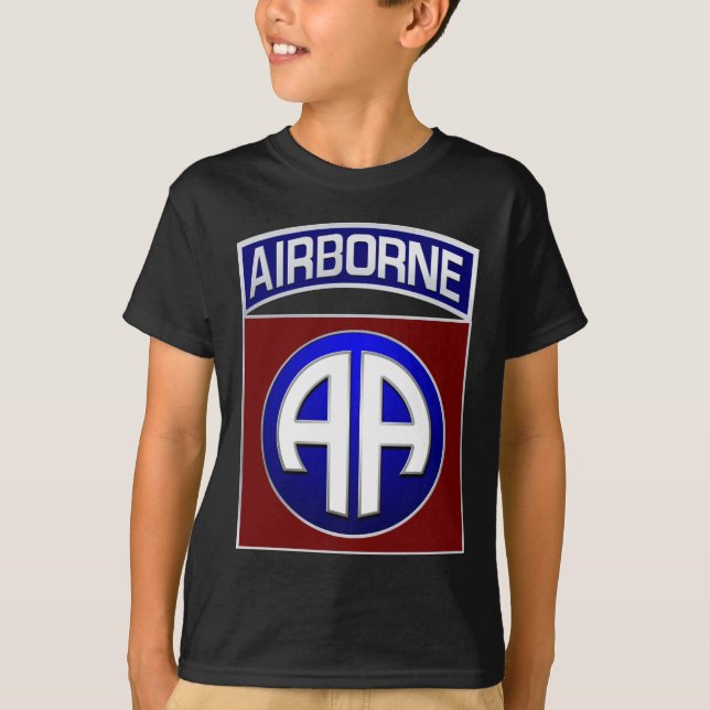 82nd Airborne Division All American Combat Patch T-Shirt (Front)