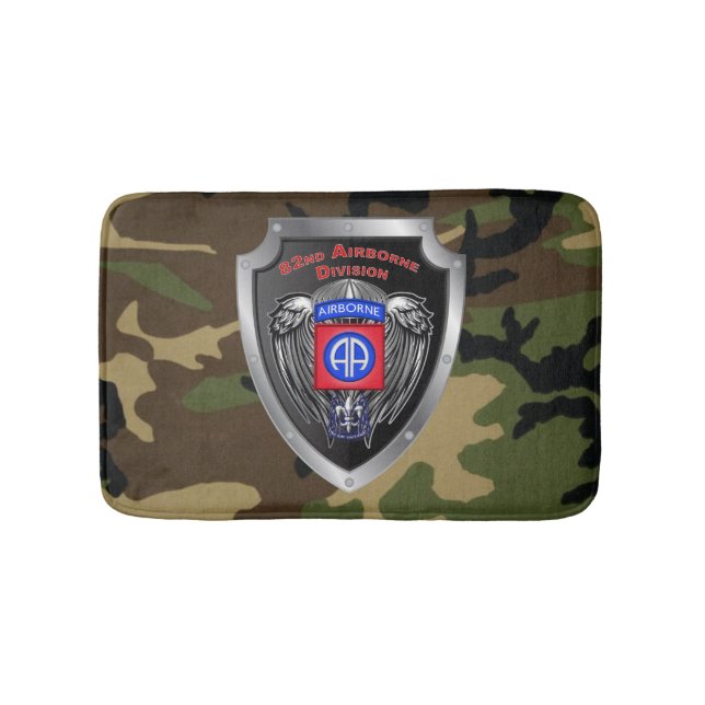 82nd Airborne Division “America’s Guardian of Hono Bath Mat (Front)