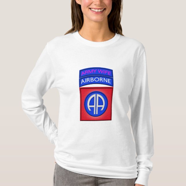 82nd Airborne Division “Army Wife” T-Shirt (Front)