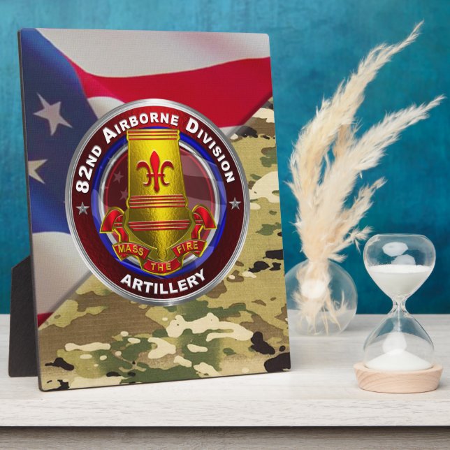 82nd   Airborne Division Artillery Brigade  Plaque (Side)