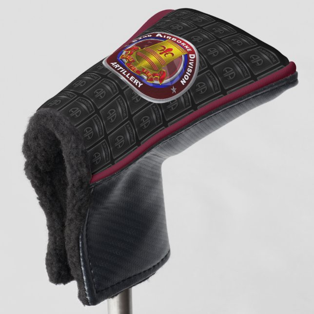 82nd Airborne Division Artillery  Golf Head Cover (3/4 Front)