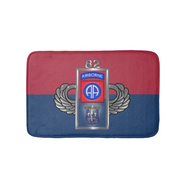 82nd Airborne Division  Bath Mat (Front)