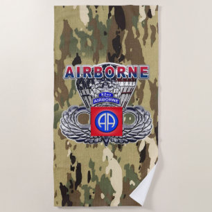 82nd Airborne Division Beach Towel