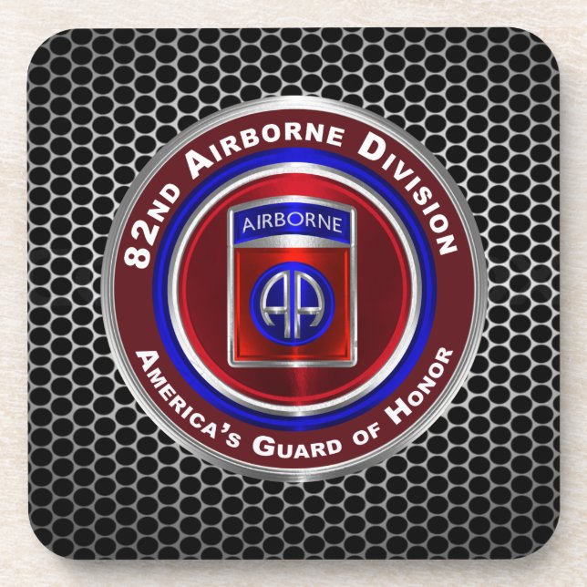 82nd Airborne Division Coaster (Front)