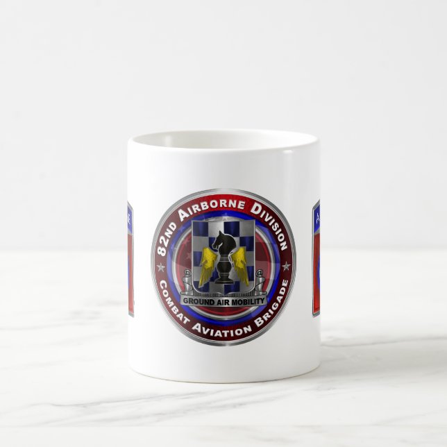 82nd Airborne Division Combat Aviation Brigade  Coffee Mug (Center)