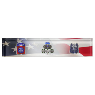 82nd Airborne Division DAD Nameplate
