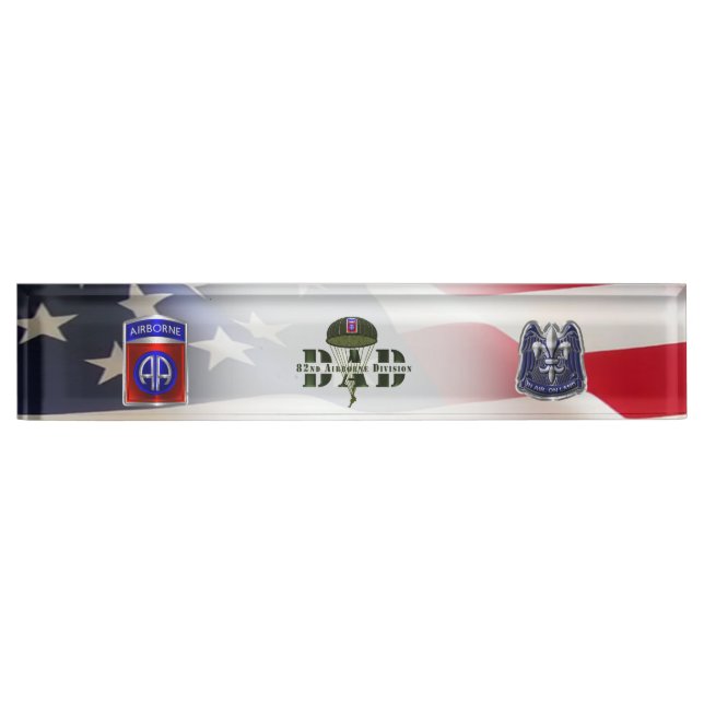 82nd Airborne Division DAD Nameplate (Front)