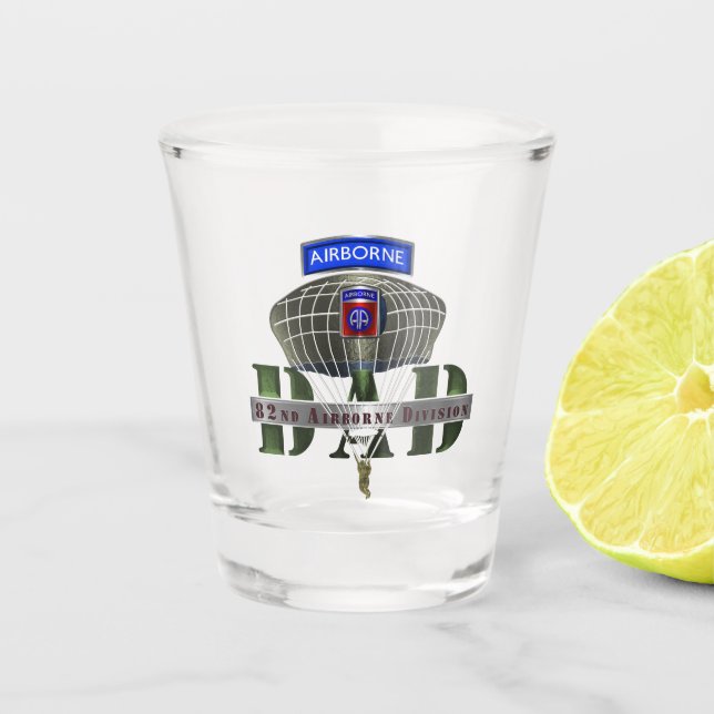 82nd Airborne Division DAD Shot Glass (Front)