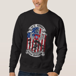 82nd Airborne Division Death From Above Flag US Pa Sweatshirt