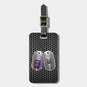 82nd Airborne Division "Dog Tags" Luggage Tag
