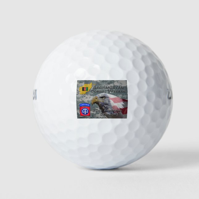 82nd Airborne Division Golf Balls (Front)