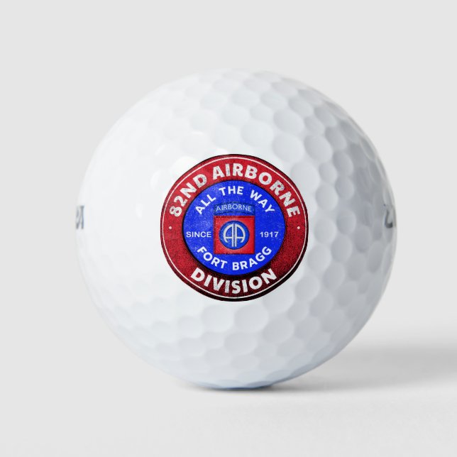 82nd Airborne Division Golf Balls (Front)