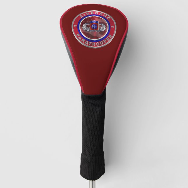 82nd Airborne Division Golf Head Cover (Front)