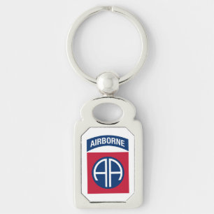 82nd Airborne Division Insignia Military Veteran Key Ring