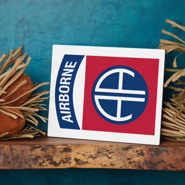 82nd Airborne Division Insignia Military Veteran Plaque (Side)