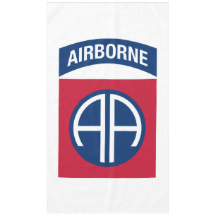 82nd Airborne Division Insignia Military Veteran Tablecloth