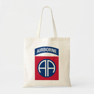 82nd Airborne Division Insignia Military Veteran Tote Bag
