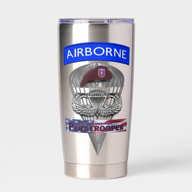 82nd Airborne Division  Insulated Tumbler (Front)