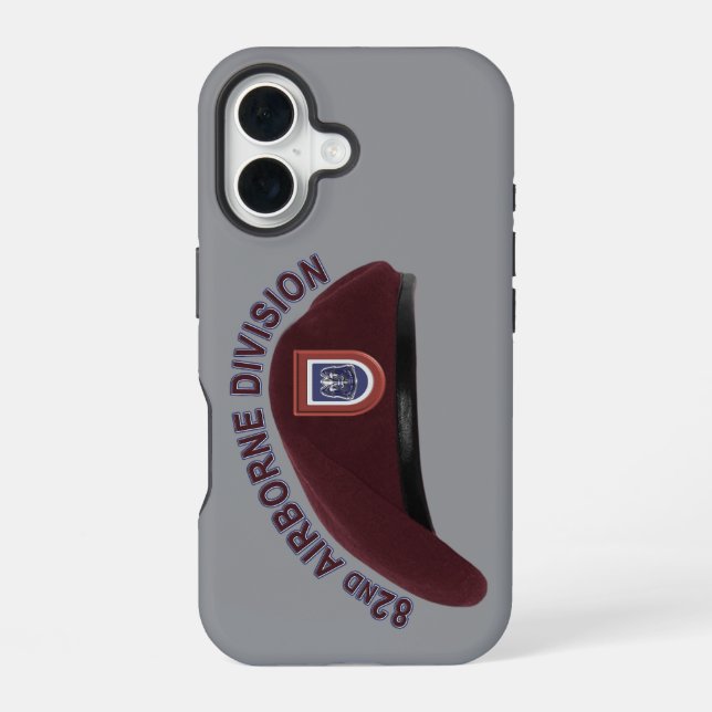 82nd Airborne Division  iPhone 16 Case (Back)