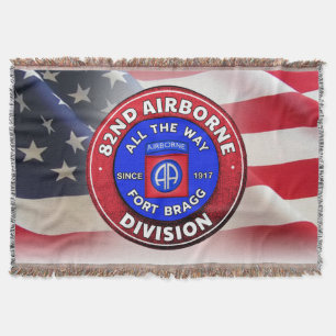 82nd Airborne Division - Lower Price Throw Blanket