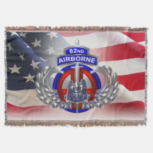82nd Airborne Division - Lower Price Throw Blanket