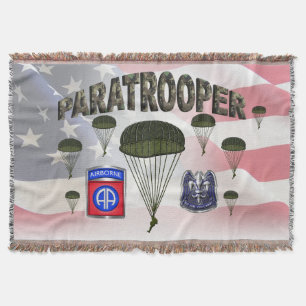 82nd Airborne Division - Lower Price Throw Blanket