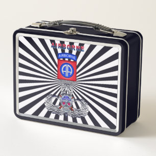 82nd Airborne Division Metal Lunch Box
